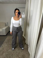 Load image into Gallery viewer, Wide leg corduroy trousers