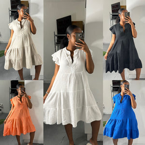 Cheesecloth smock dress Sugar Island Clothing