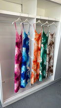 Load image into Gallery viewer, Thin strap tie dye maxi dress
